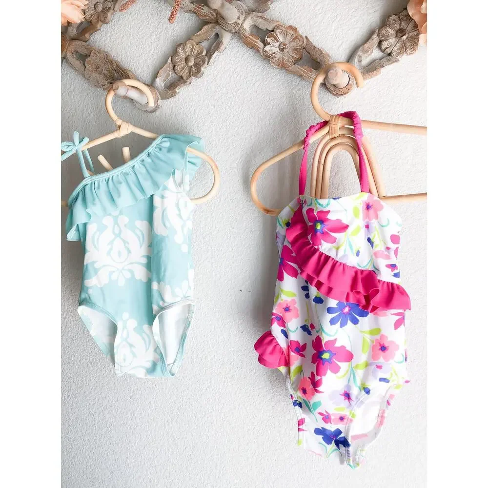 NWT Baby Gap Old Navy Flounce Ruffled Swimsuit Lot